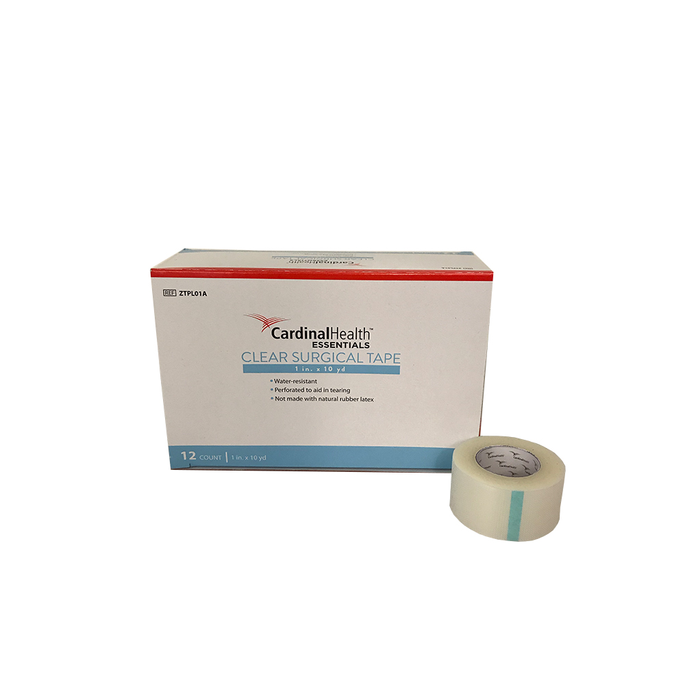 Cardinal Health Essentials Clear Surgical Tape 3" x 10 yds. ZTPL03A